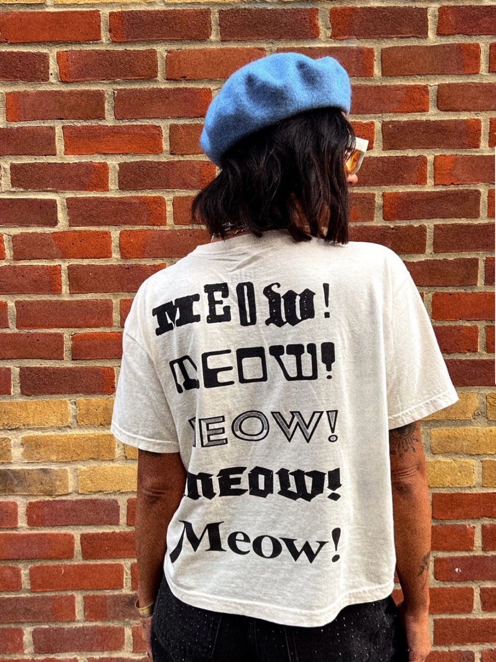Dressed in Lala Show Me Your Kitties Tee in Neutral - Picture 2 of 8